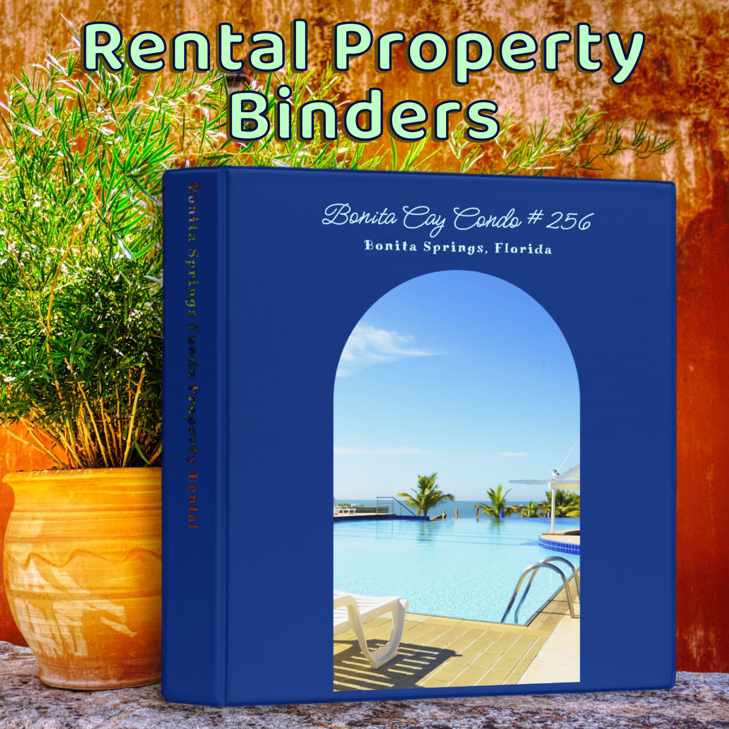 rental property custom Avery binders