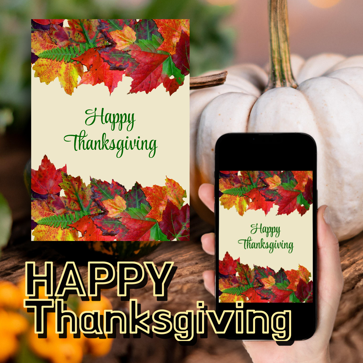 Happy Thanksgiving greeting cards and online cards